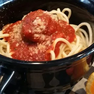 Kids spaghetti. ....yum.