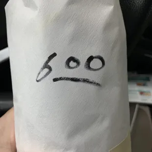 $6 for a big o sandwich