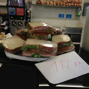 Premade sandwiches