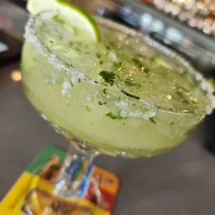 Cucumber Ciilantro margarita