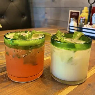Watermelon Mojito &amp; coconut mojito ($8 each during HH)