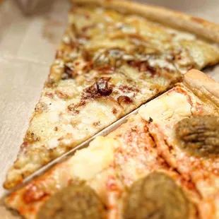 My two faves, the meatball and the chicken and bacon.