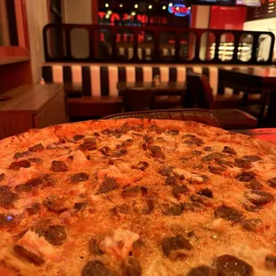 Large build your own pizza