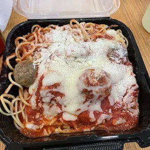 Spaghetti and Meatballs