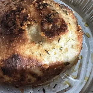 Jalapeño stuffed garlic knot