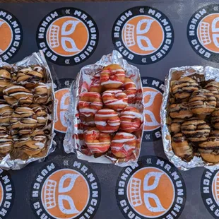 a variety of doughnuts