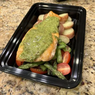 Chimichurri Roasted Salmon