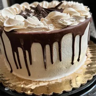 Chocolate Peanut Butter Vegan Ice Cream Cake