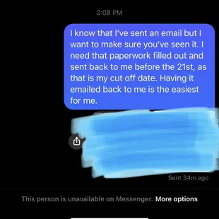 Management blocking me because they don't want to provide information