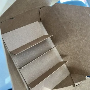 To go container for tacos