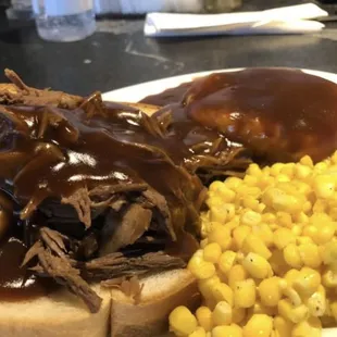 Open Faced Roast Beef Sandwich Special Every Wednesday