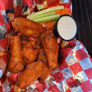 Smoked Buffalo wings