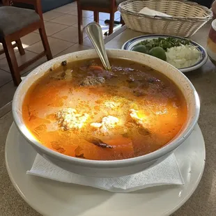 Albondigas soup