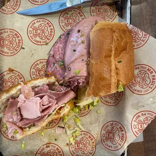 A HUMUNGUS MUFFULETTA