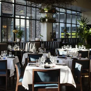 Main Dining Room with Chandelier