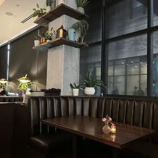 Interior large booth