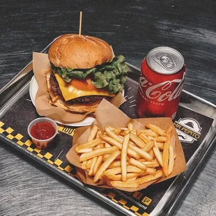 Make any Burger a Combo Fries &amp; Soda.