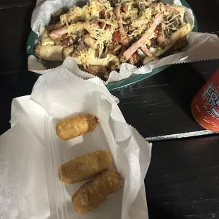 Tequenos and 4x4 Pepito