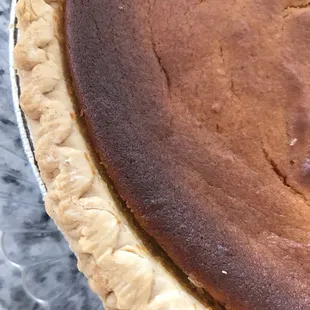 Burnt pie with an out of date crust