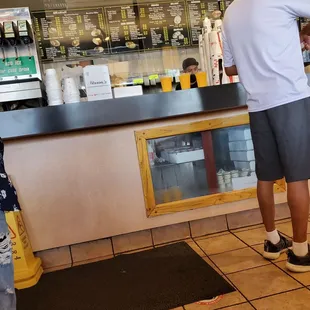 ordering counter
