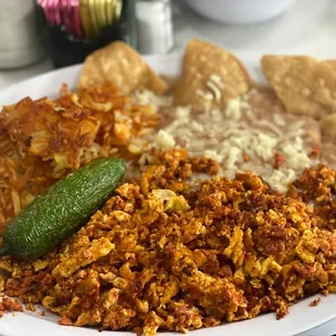 Chorizo and Eggs Breakfast