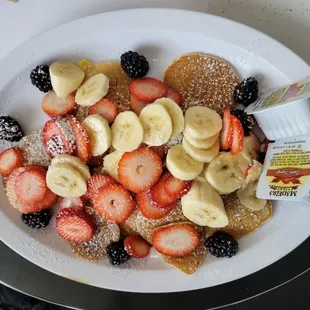 Kids Mini Fruity Pancakes