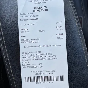 The menu price was $9.00 and I was charged over $15.  Bad bad bad