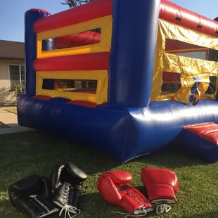 Boxing Ring Jumper w/ Jumbo boxing gloves