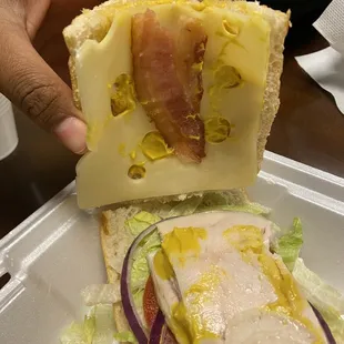 Sad little bacon slice