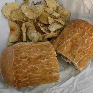 The crew with extra garlic sauce