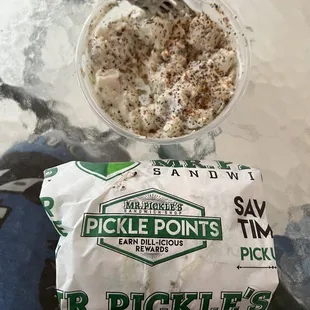 Half Cold Italian and potato salad worthy of the East Coast.