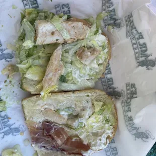 Hang loose, chicken instead of pastrami