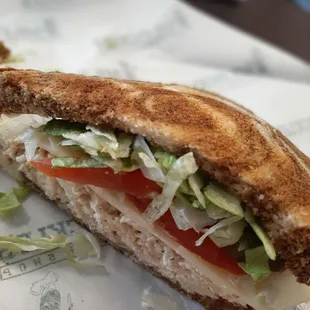 Chicken salad on rye