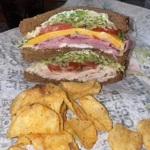 Mr. Pickles Club Sandwich, extra Mayo