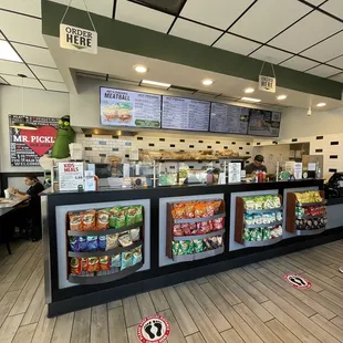 Interior of the store