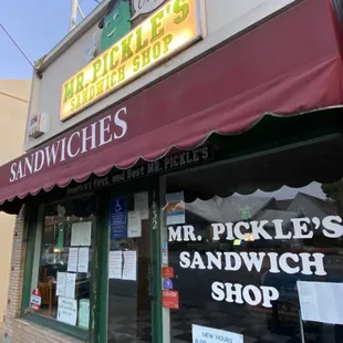 a sandwich shop