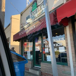 the outside of the store