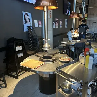 interior, crepes