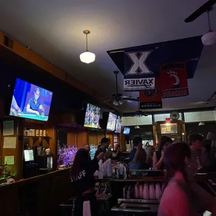 a crowd of people watching a baseball game