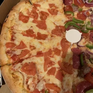 My "margherita" pizza - where's the basil?