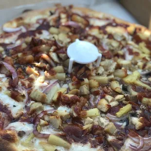 BBQ Chicken Hawaiian Pizza