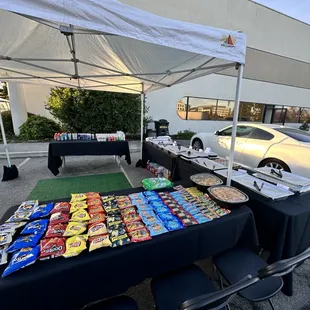 outside, sushi and sashimi