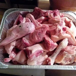 I get my raw food for my dogs here there so nice they even chop the meat for me