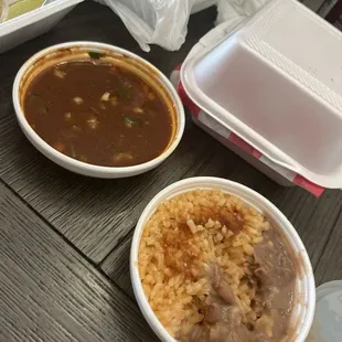 Rice and beans and Consume
