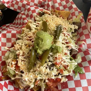 Up close: asada nachos