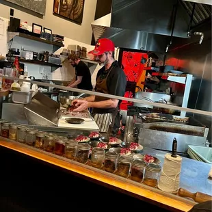sushi and sashimi, interior