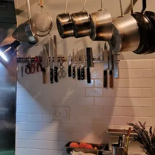 Knives and pots collection