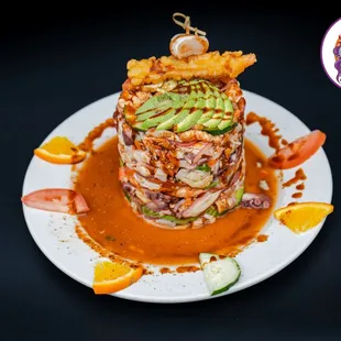 Torre de mariscos, una de nuestras especialidades