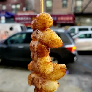 The Korean rice cake stick.