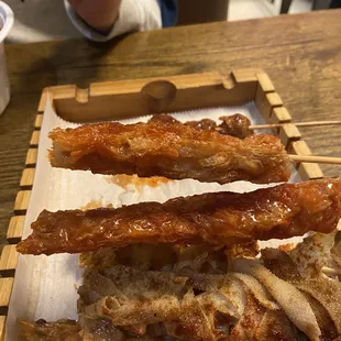 Tofu Skin  10/10, Shrimp, Beef Tripe